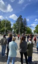 Begrüßung zur Flaggenhissung
