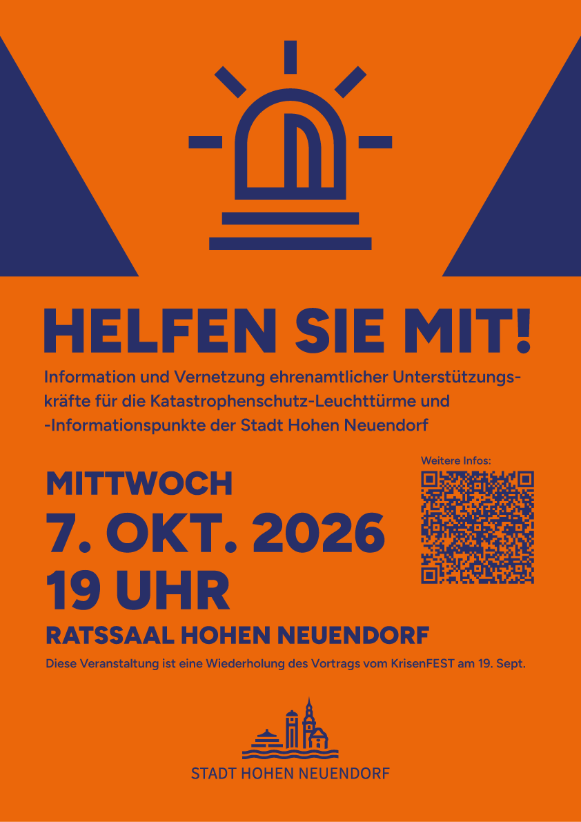 Plakat Helfen Sie mit
