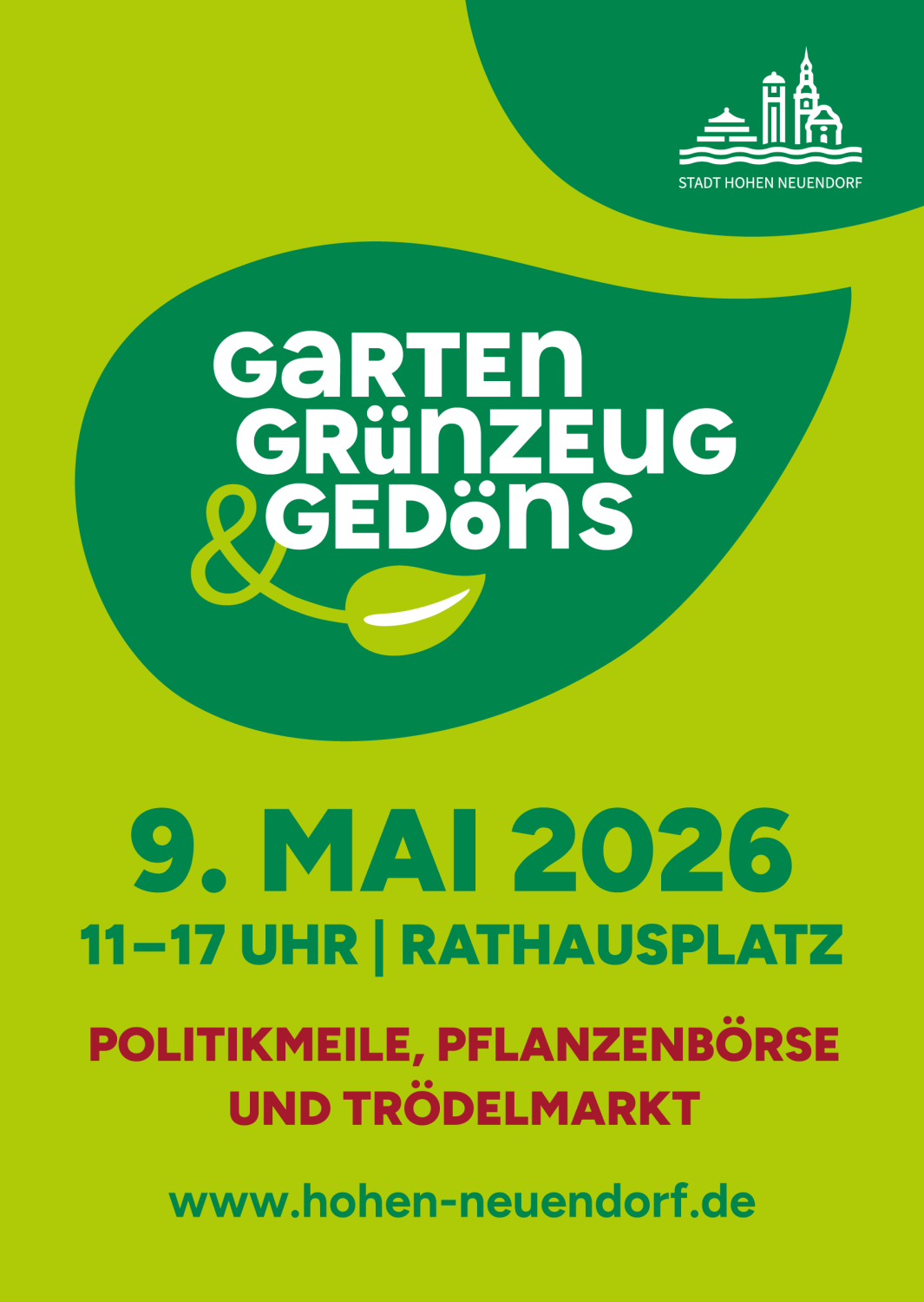 Plakat Garten Grünzeug und Gedöns