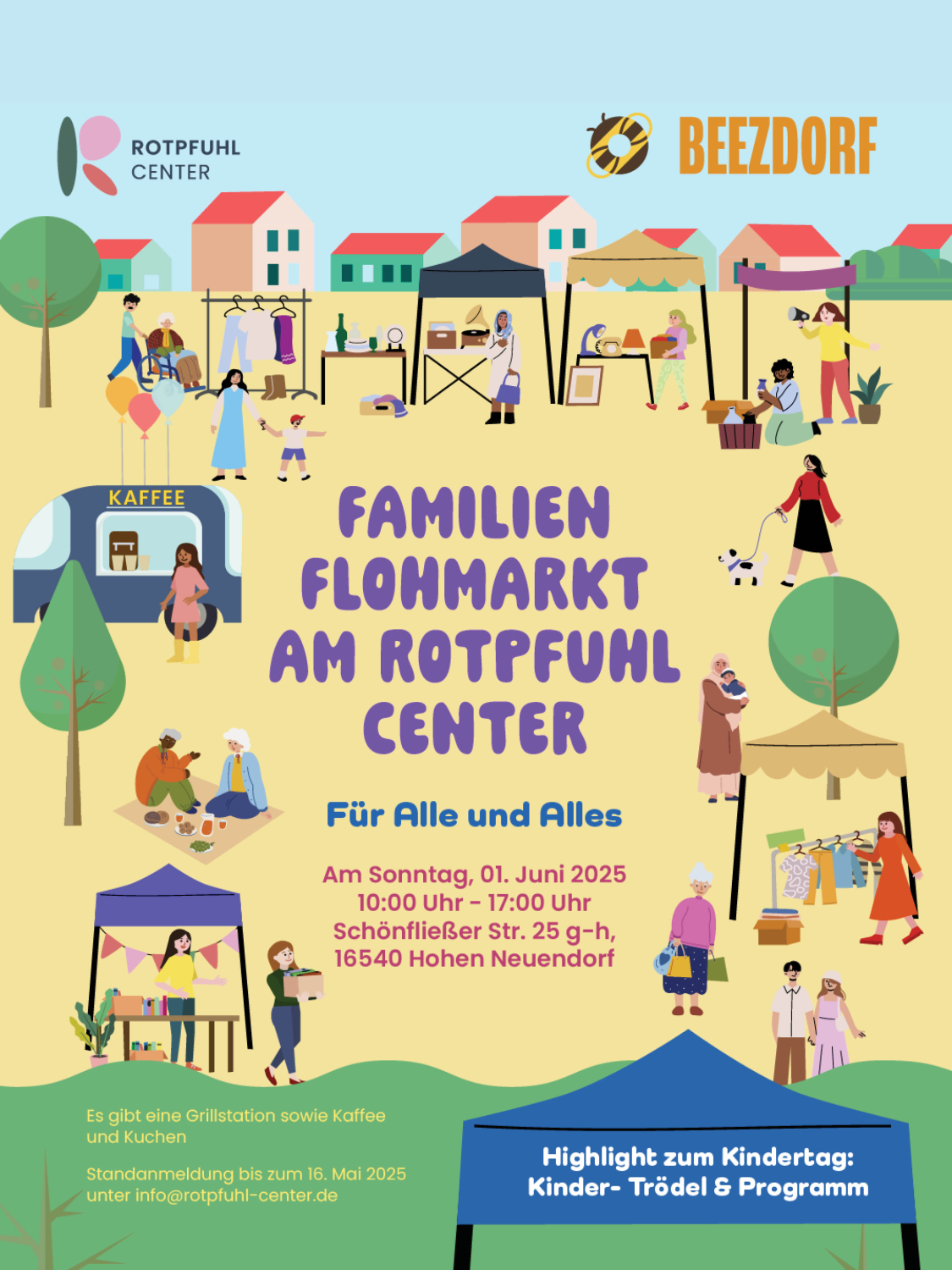 Poster Familien-Flohmarkt am Rotpfuhl-Center