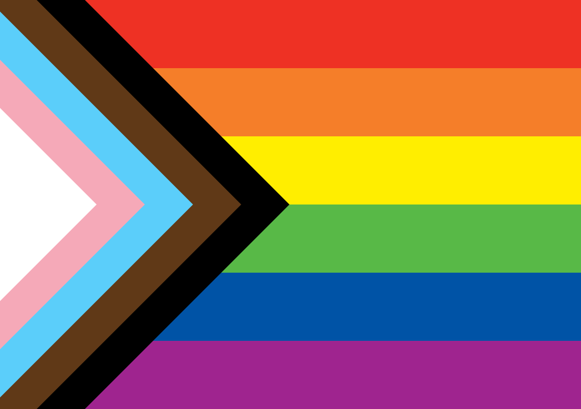 Progress-Pride-Flag - Regenbogenflagge