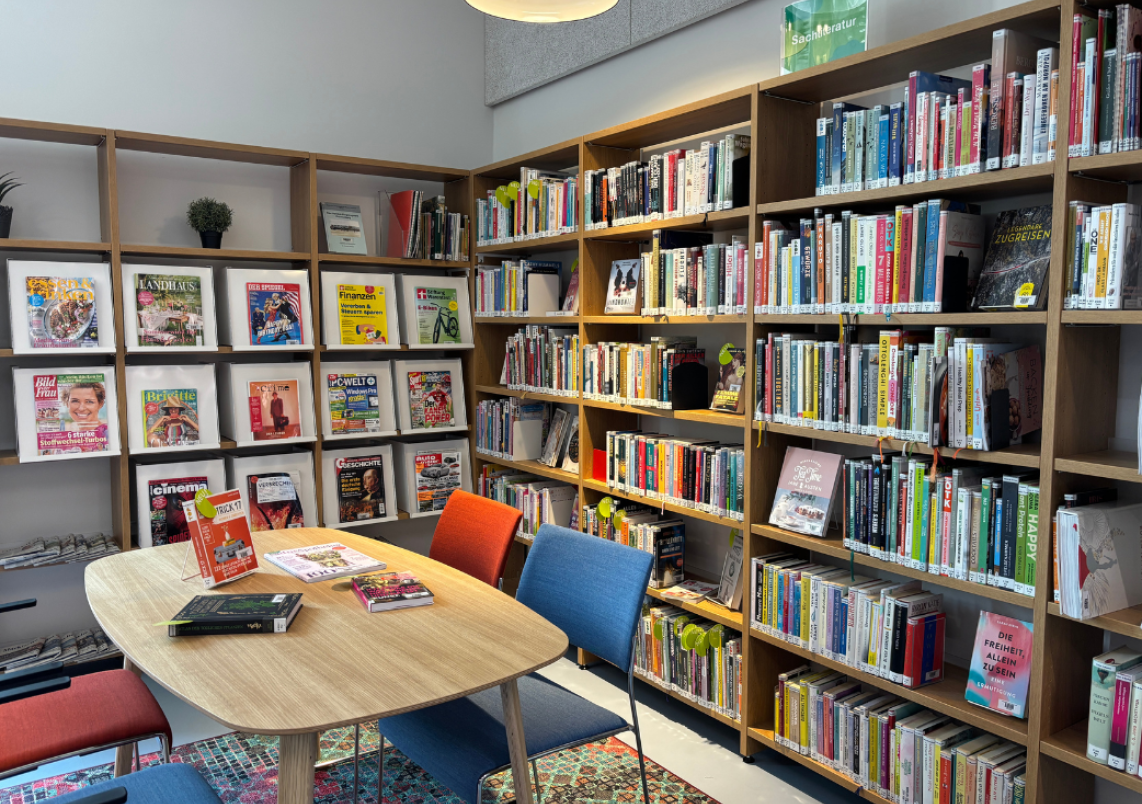 Die Stadtbibliothek im Kulturbahnhof hat ausgeweitete Öffnungszeiten.