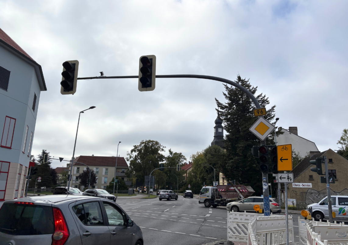 Die Ampelanlage an der Kaufland-Kreuzung fällt häufig aus.