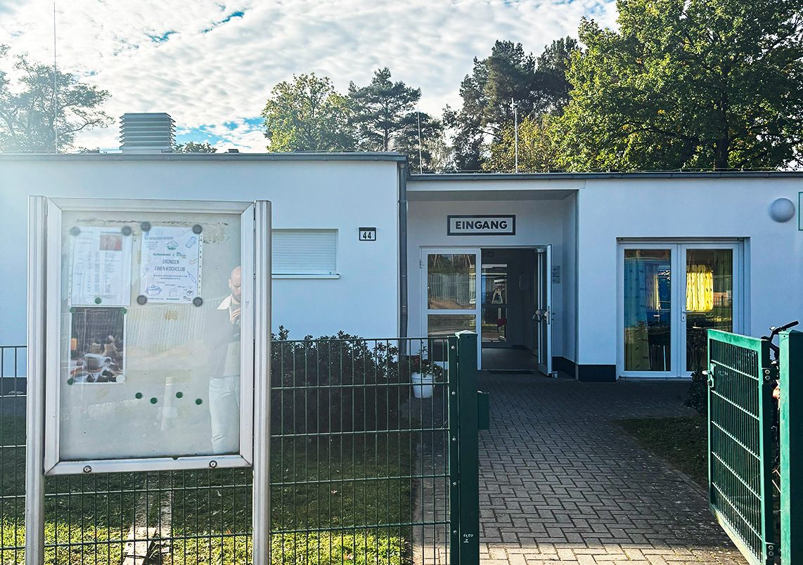 Eingang Bürgerhaus Bergfelde