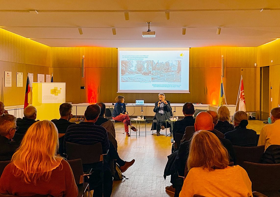 Podiumsdiskussion anlässlich des 65. Jahrestages des Mauerbaus.