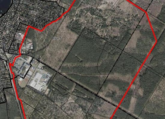 Sperrkreis für die Bombenentschärfung (Quelle: Stadt Oranienburg) Sperrkreis für die Bombenentschärfung (Quelle: Stadt Oranienburg)