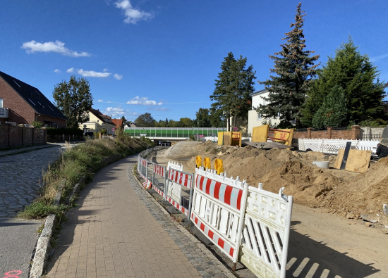 Baustelle EÜ Karl-Marx-Straße