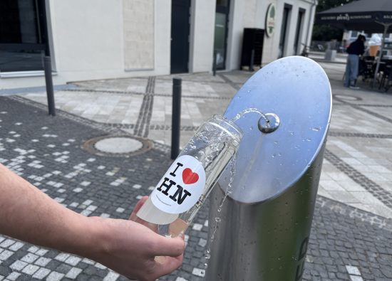 Trinkwasserspender am Kulturbahnhof.