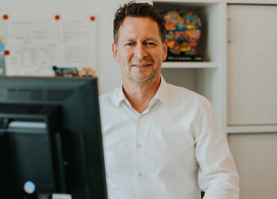 Hohen Neuendorfs Bürgermeister Steffen Apelt.(Bild: Jennifer Thomas)