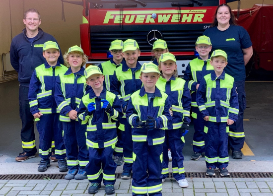 Kinderfeuerwehr in Bergfelde