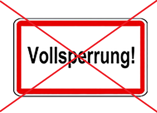 Vollsperrung aufgehoben