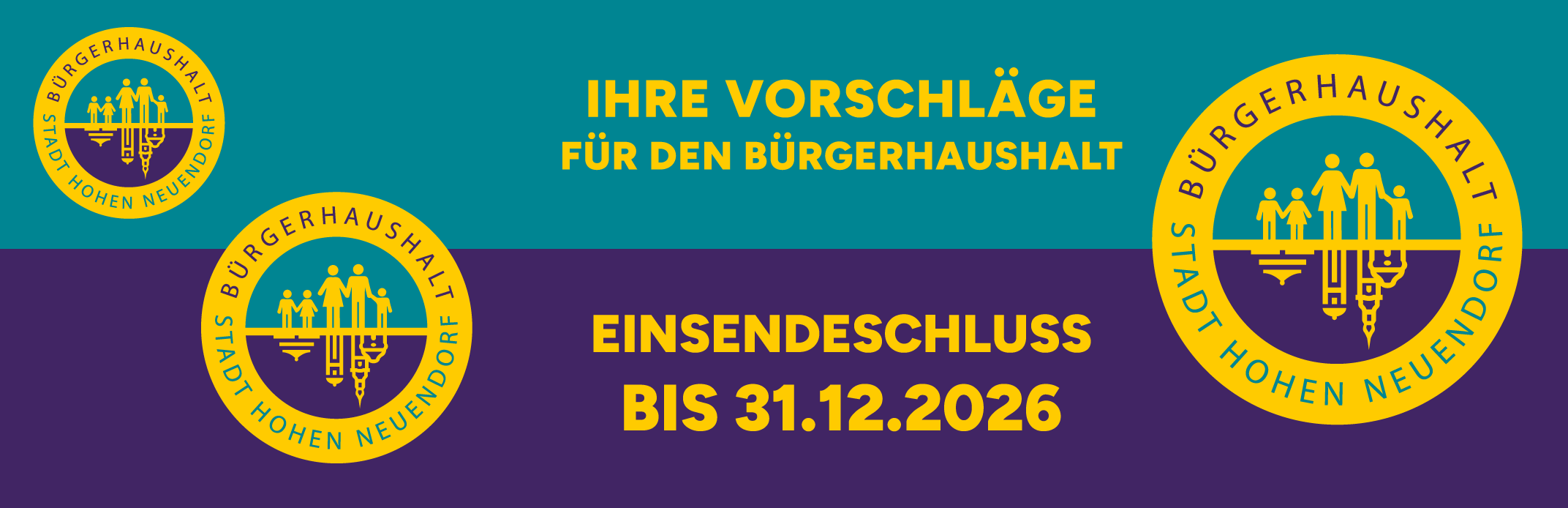 Bürgerhaushalt Vorschläge einreichen