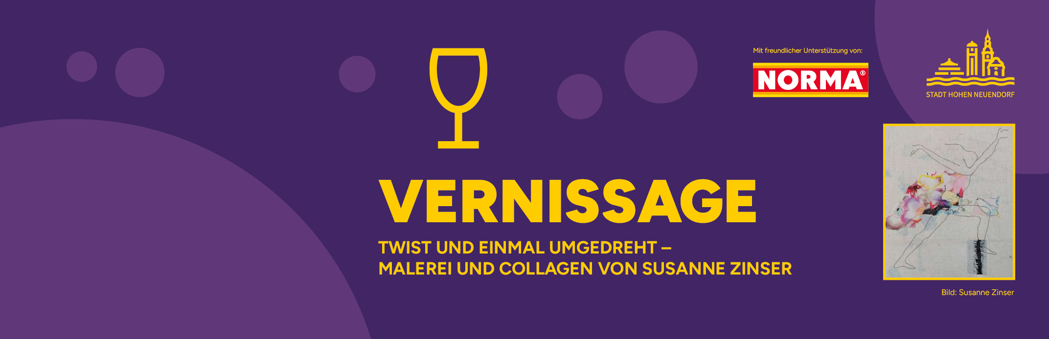 Vernissage Susanne Zinser am 16.7. um 18 Uhr