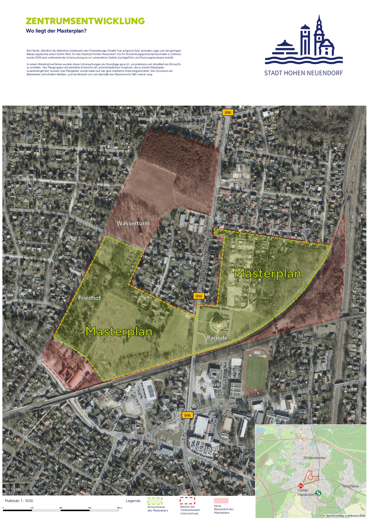 Lageplan Masterplan